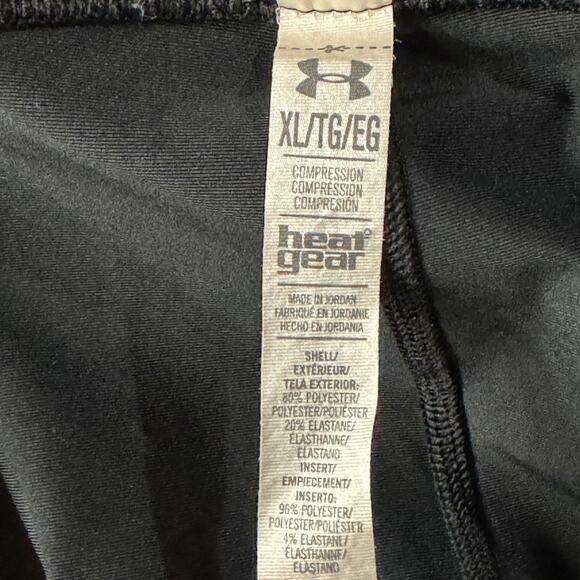 Under Armour X-Large Capri Leggings Breast Cancer Awareness Heatgear Compression - Picture 7 of 9